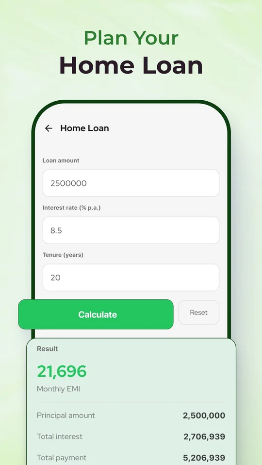 Plan your home loan